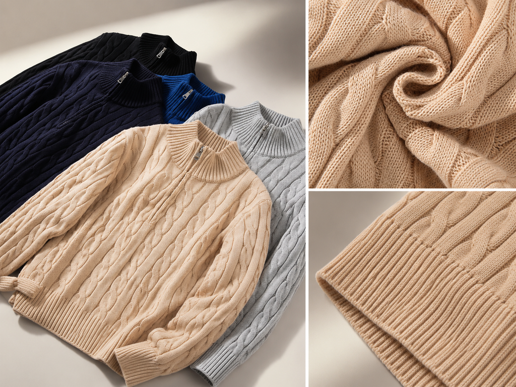 Hudson Men’s Cable Knit Sweater