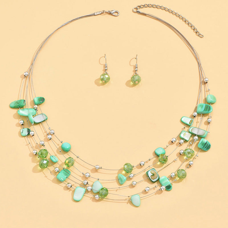 Cascade Layered Gem Set