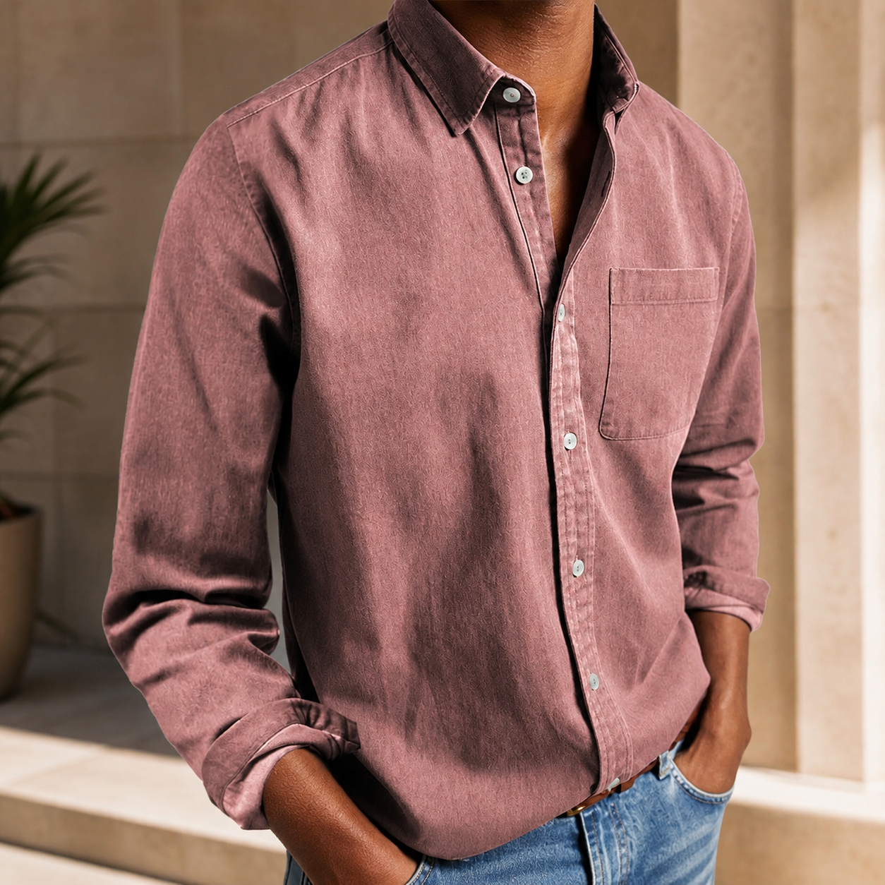 Sebastian Men’s Long Sleeve Button-Down Shirt