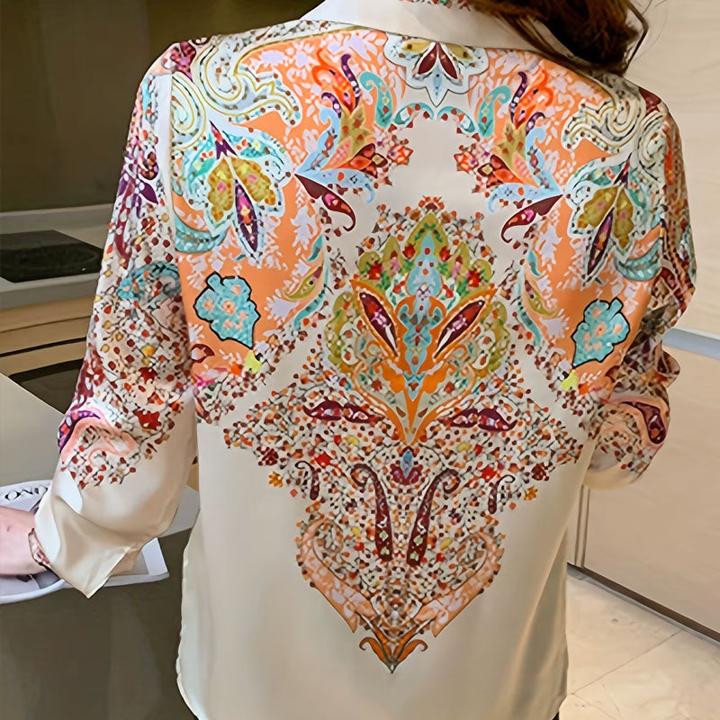 Alice Paisley Bloom Button-Down Shirt