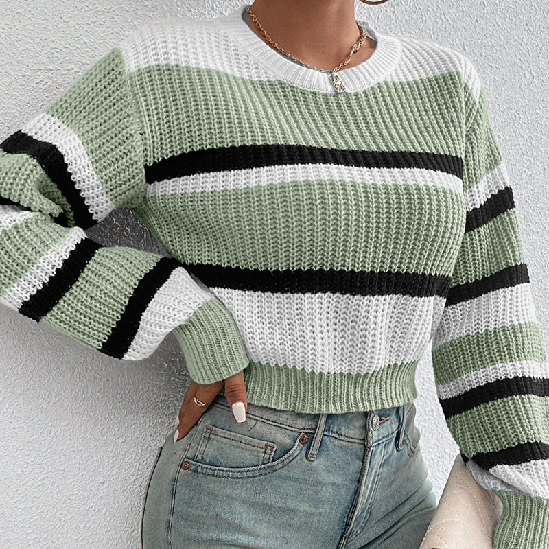Amelia Stripe Knit Jumper