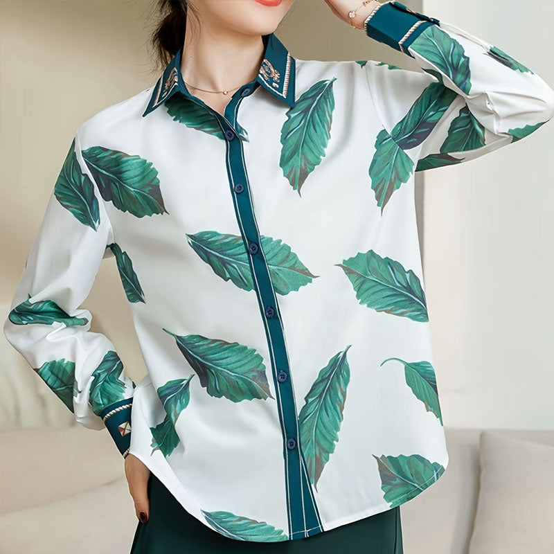 Alice Paisley Bloom Button-Down Shirt