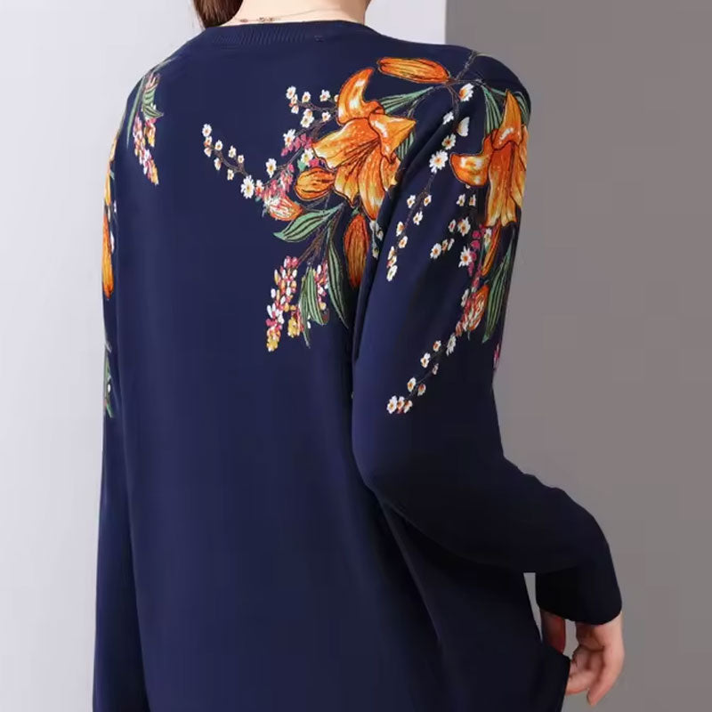 Charlotte Flower Sweater
