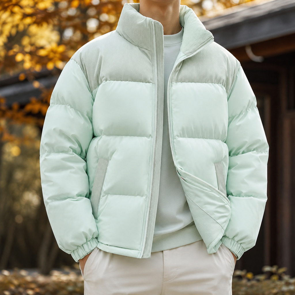 Hudson Colorblock Puffer Jacket for Men