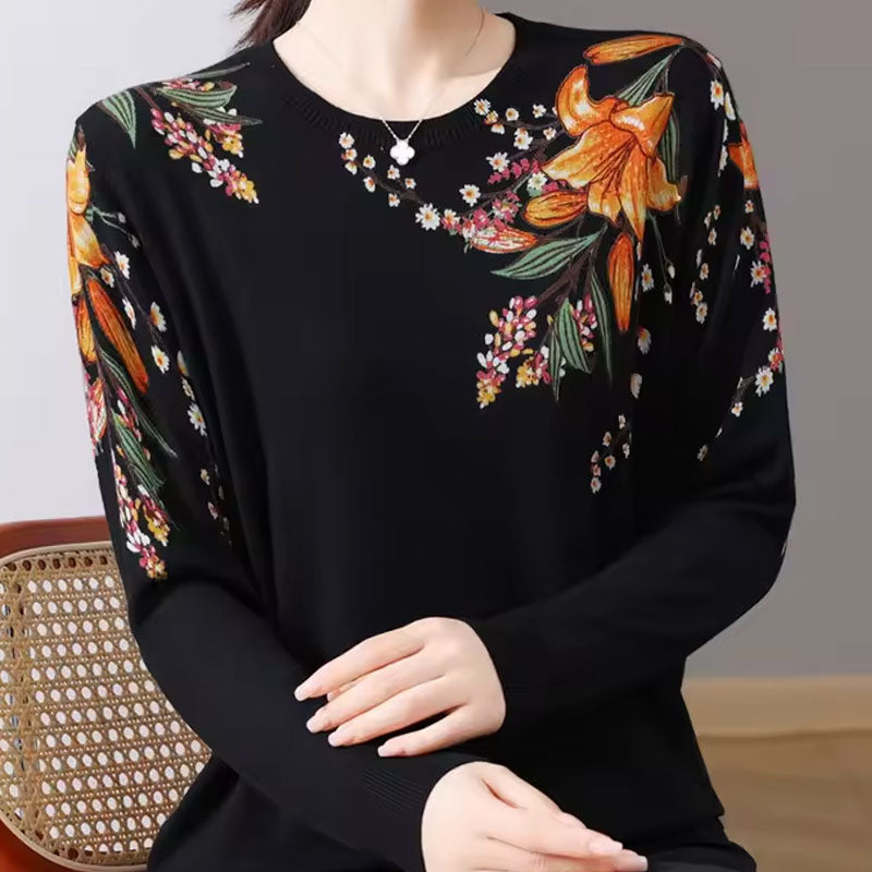 Charlotte Flower Sweater