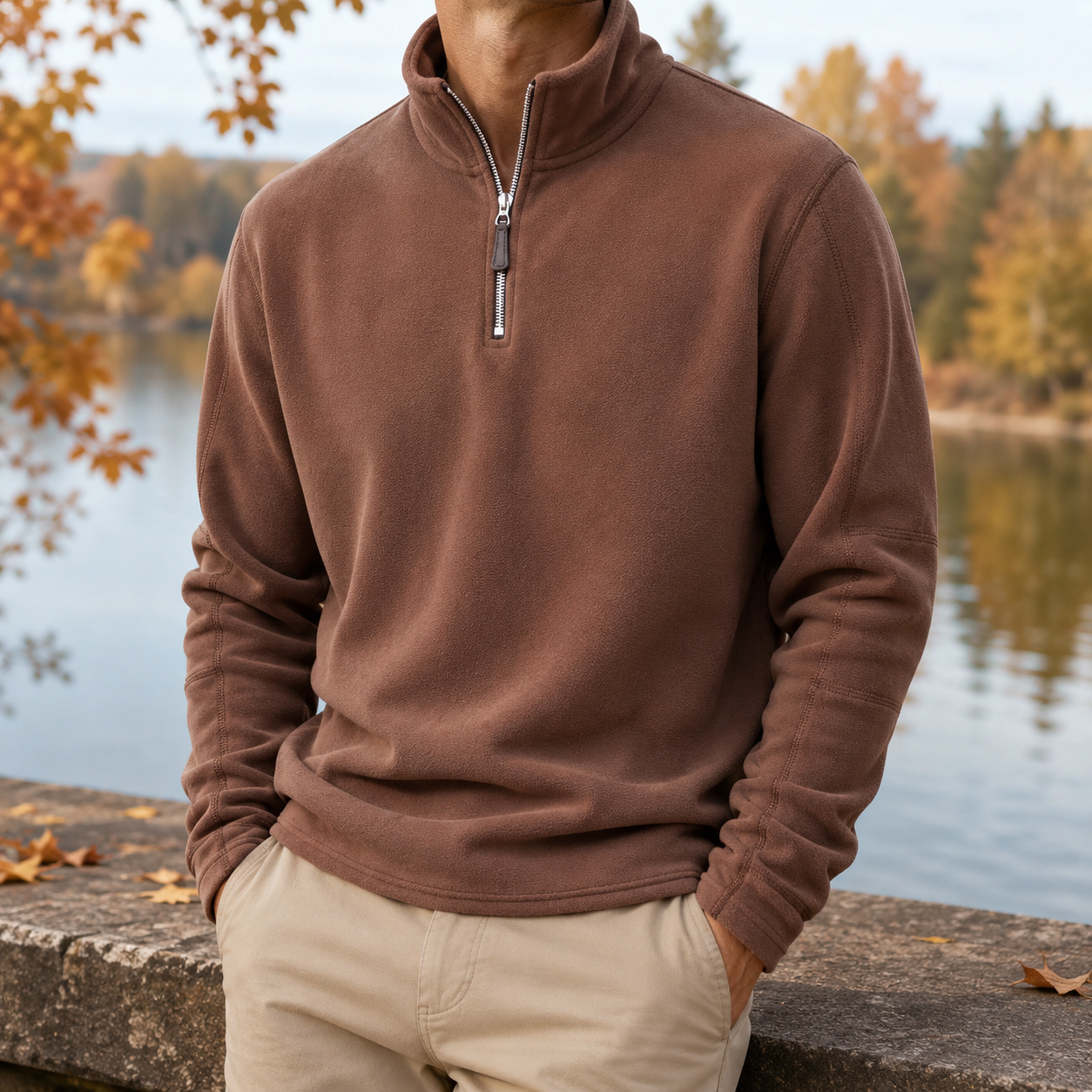 Callum Men’s Half-Zip Fleece Pullover