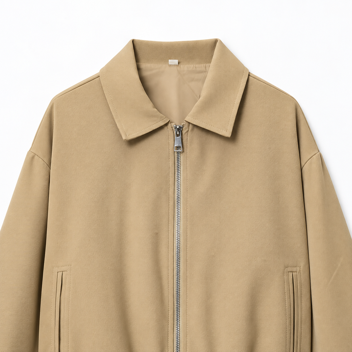 Juliette Women’s Cropped Zip-Up Jacket with Balloon Sleeves