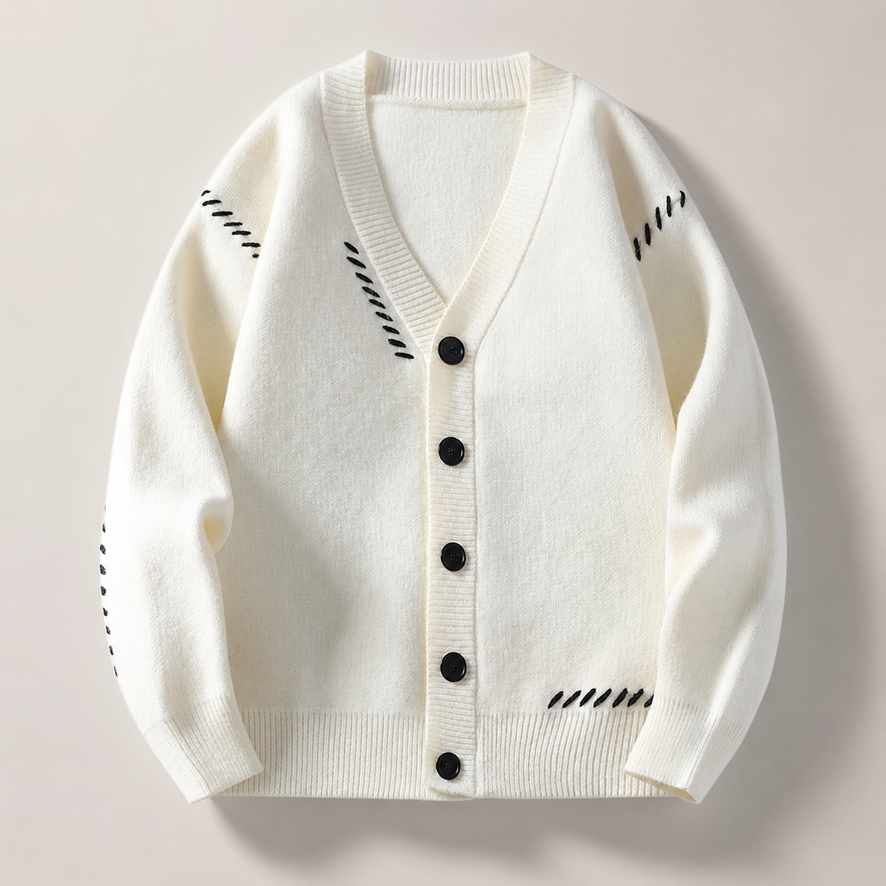 Bennett Button-Front Knit Cardigan