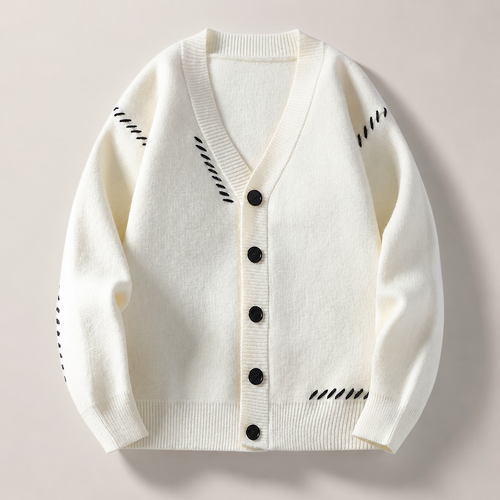 Bennett Button-Front Knit Cardigan