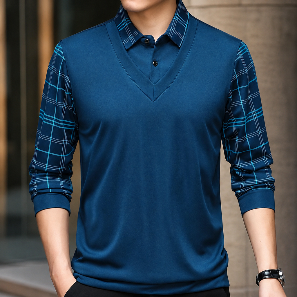 Nicolas Men’s Long Sleeve Polo Shirt