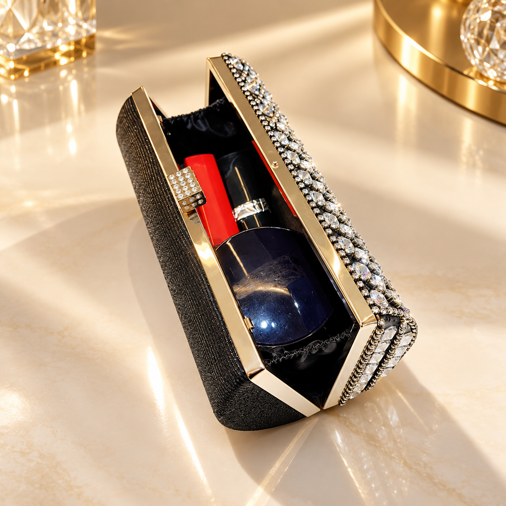 Alessia Crystal Rhinestone Evening Clutch