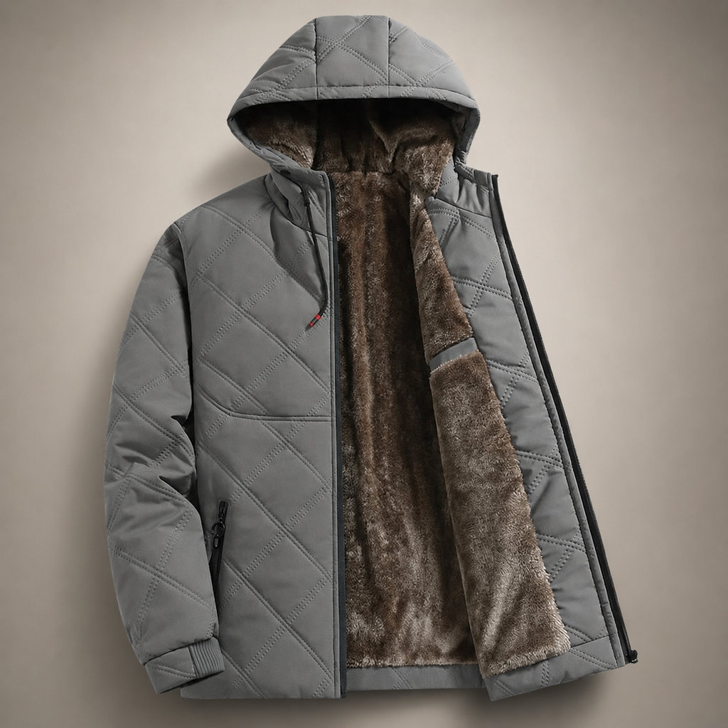 Colton Men’s Quilted Hooded Jacket