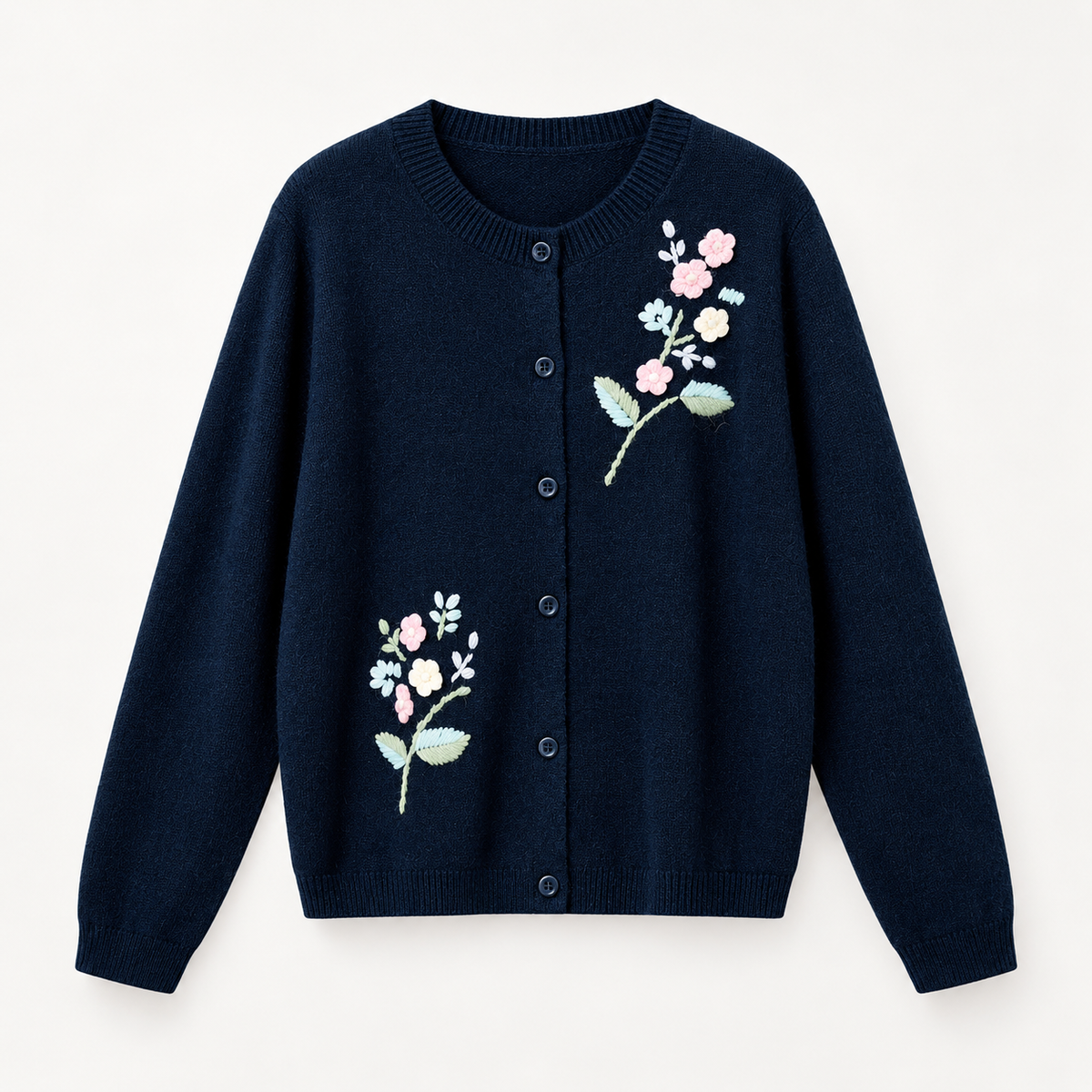 Elodie Floral Embroidered Women’s Cardigan