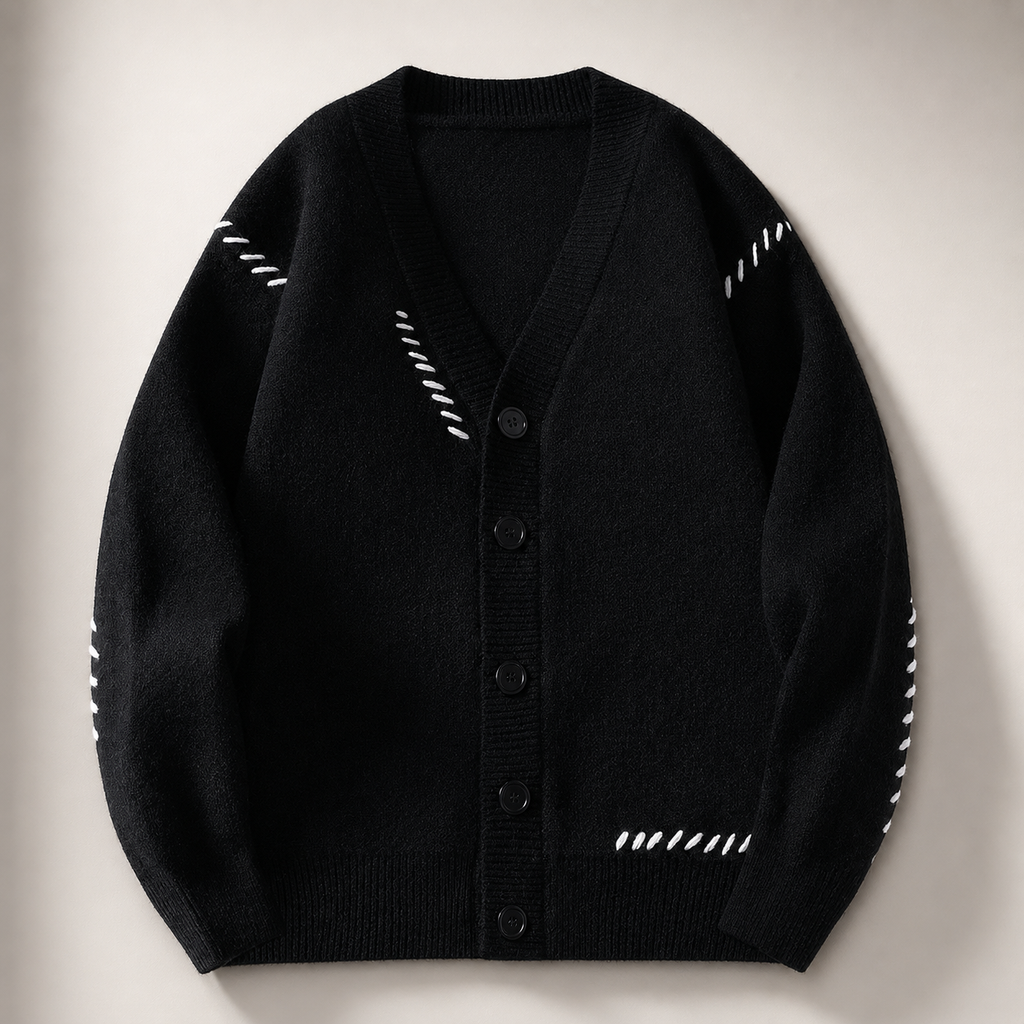 Bennett Button-Front Knit Cardigan
