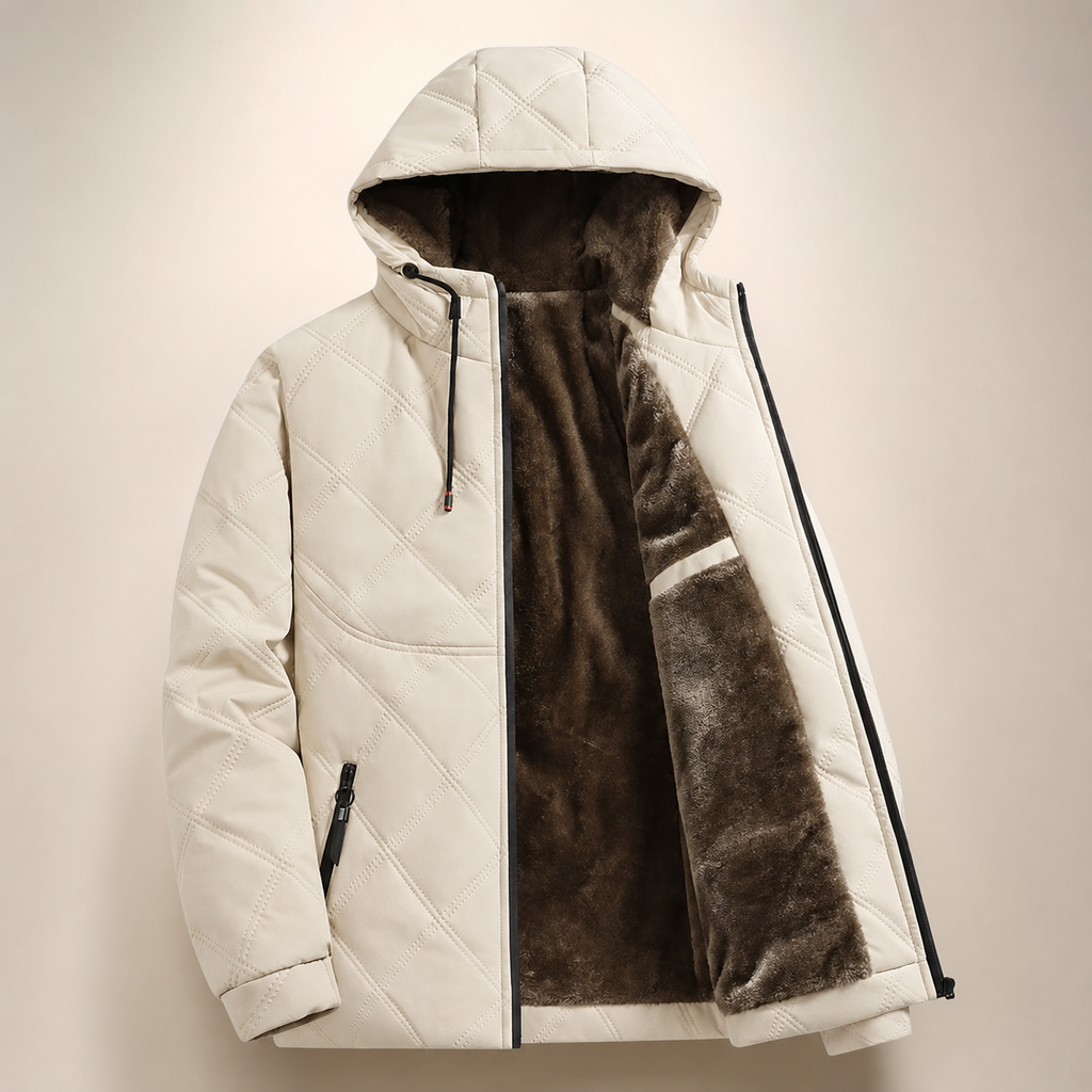 Colton Men’s Quilted Hooded Jacket