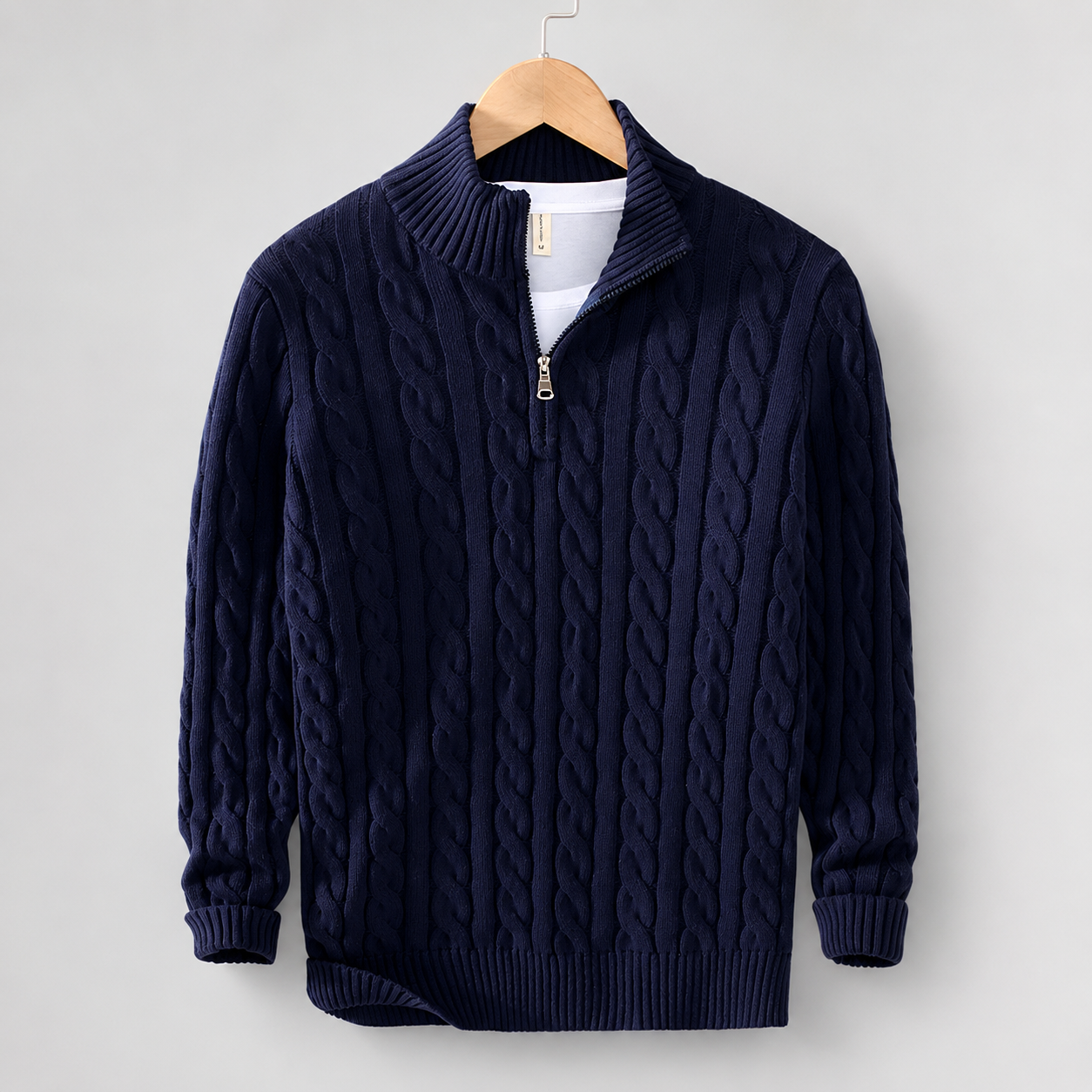 Hudson Men’s Cable Knit Sweater