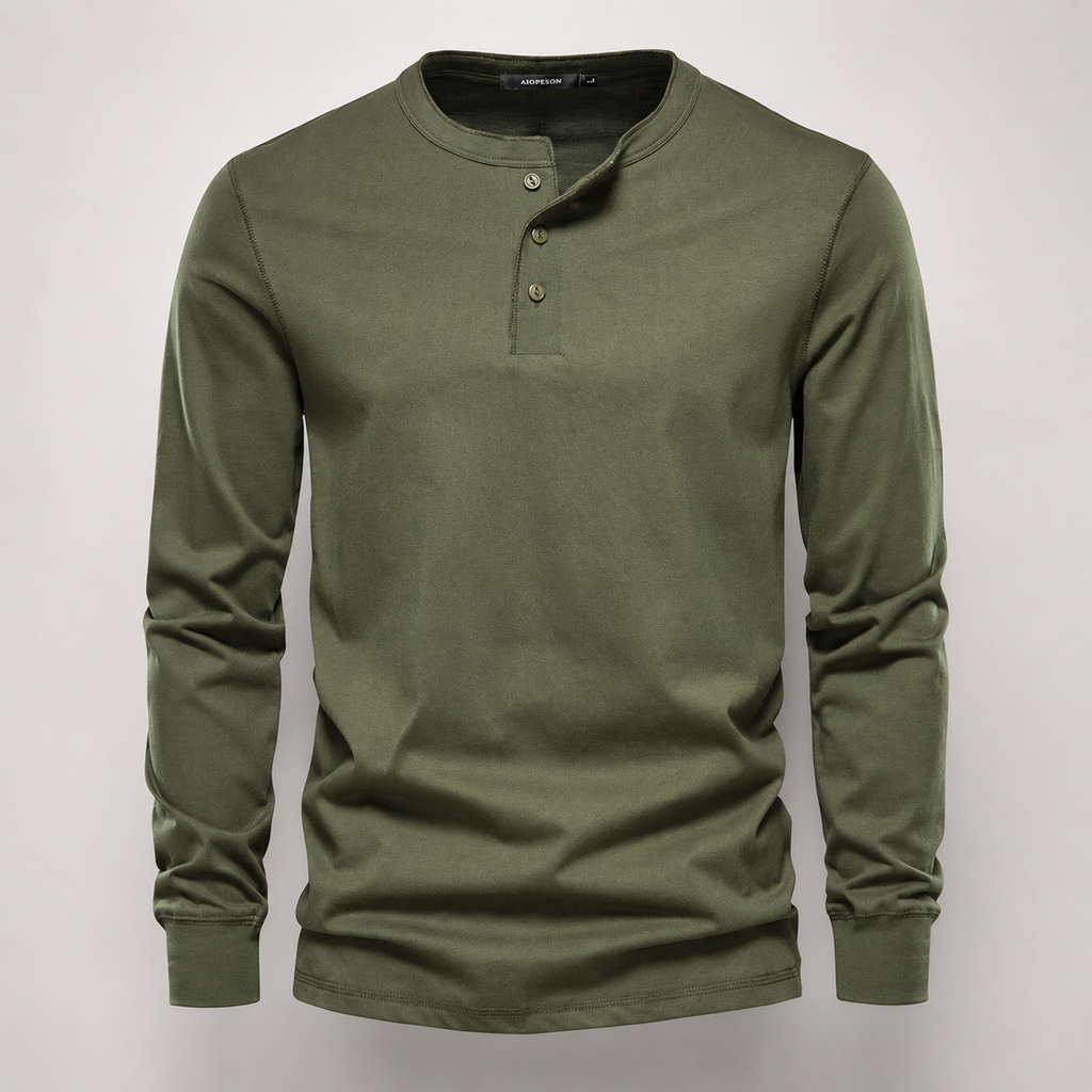 Grayson Men’s Long-Sleeve Henley Shirt