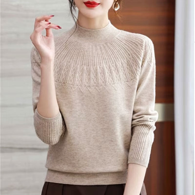 Freya High-Neck Knit Sweater