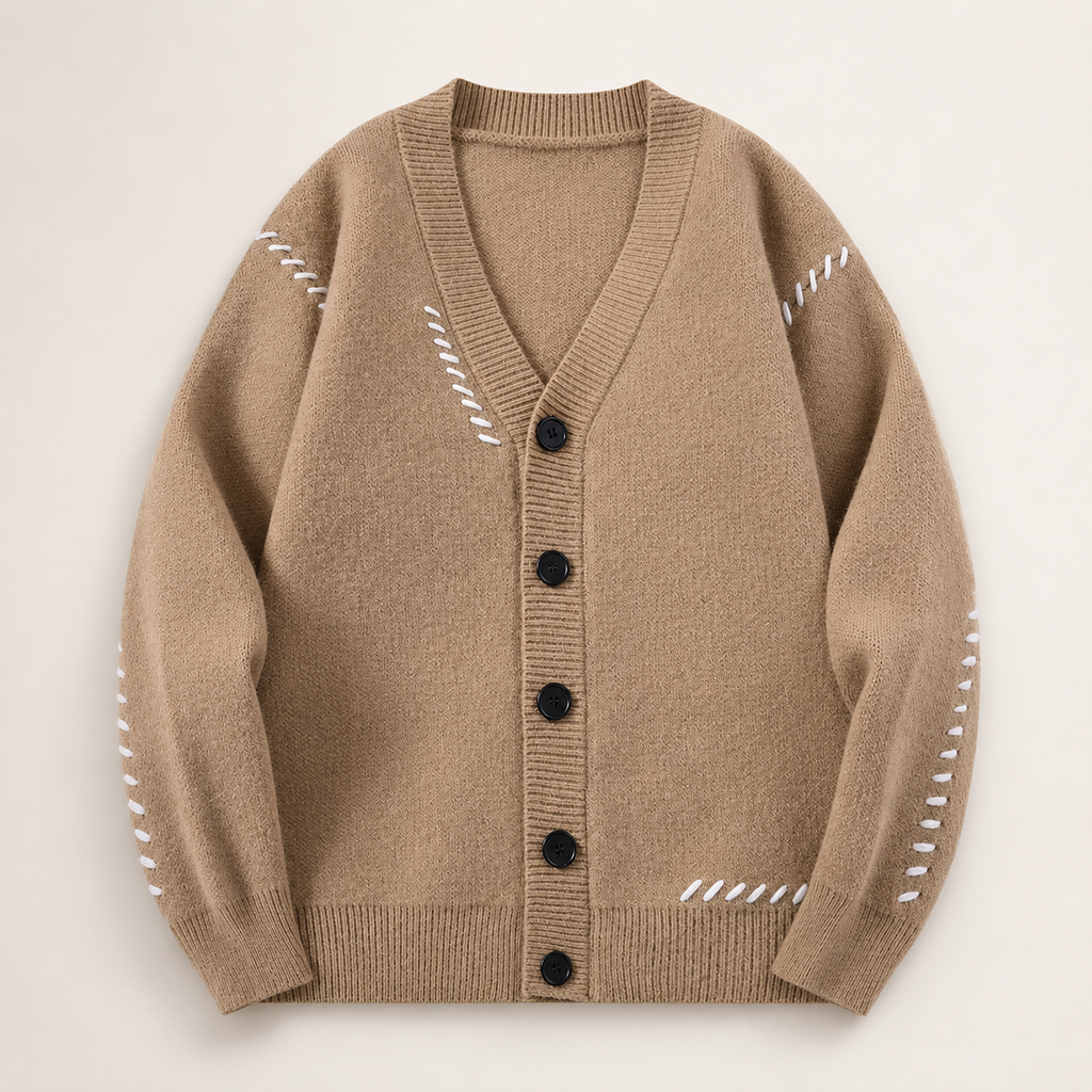 Bennett Button-Front Knit Cardigan