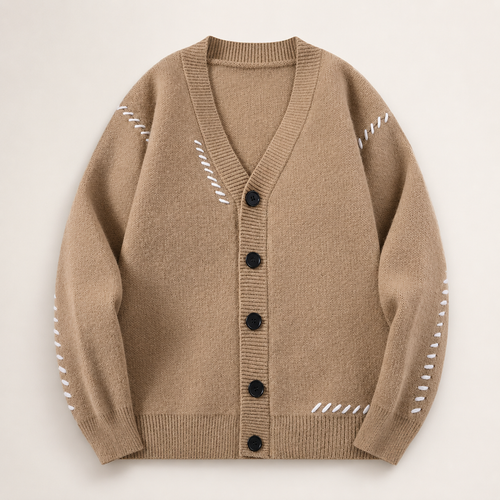 Bennett Button-Front Knit Cardigan