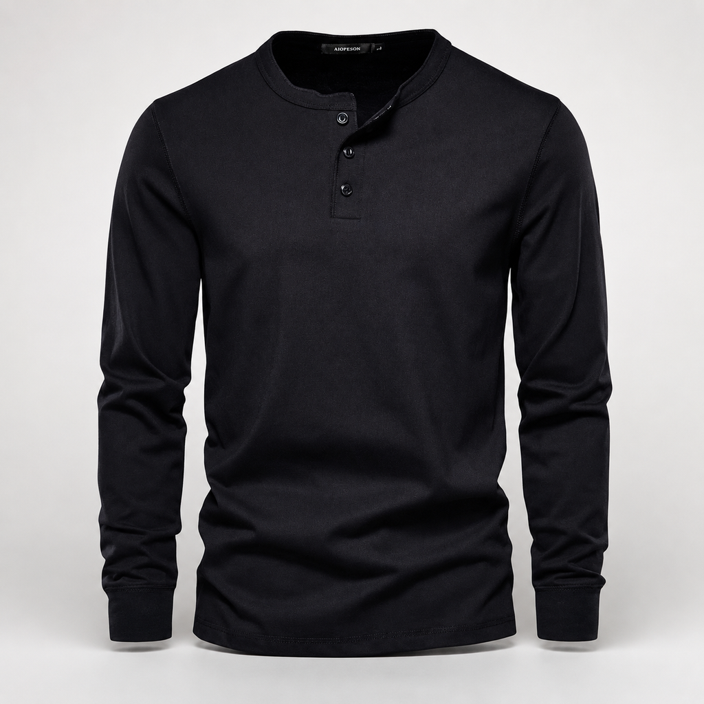 Grayson Men’s Long-Sleeve Henley Shirt