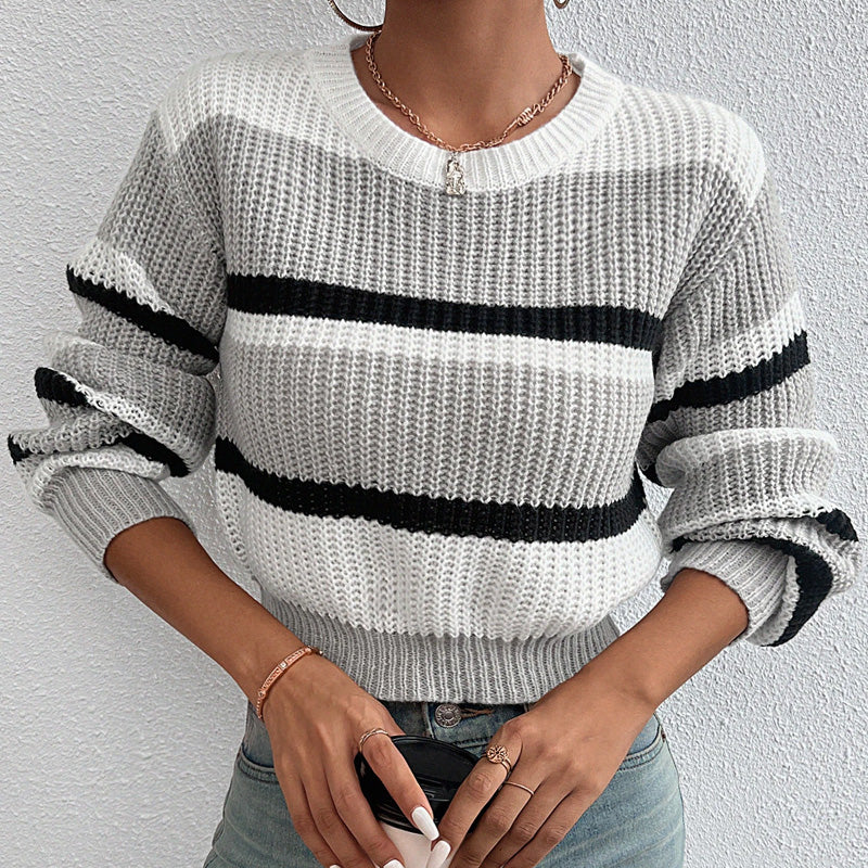 Amelia Stripe Knit Jumper