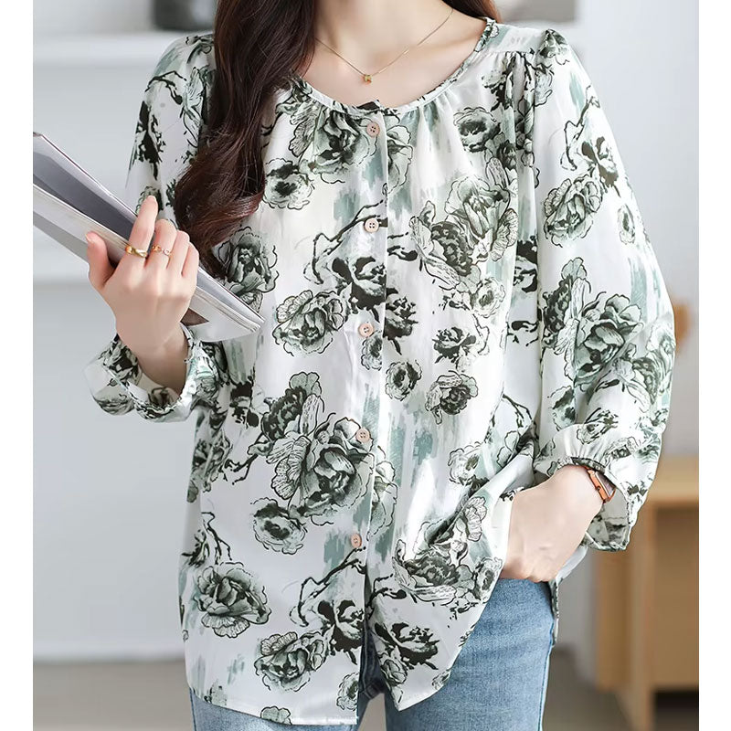 Zoe Floral Flowy Blouse