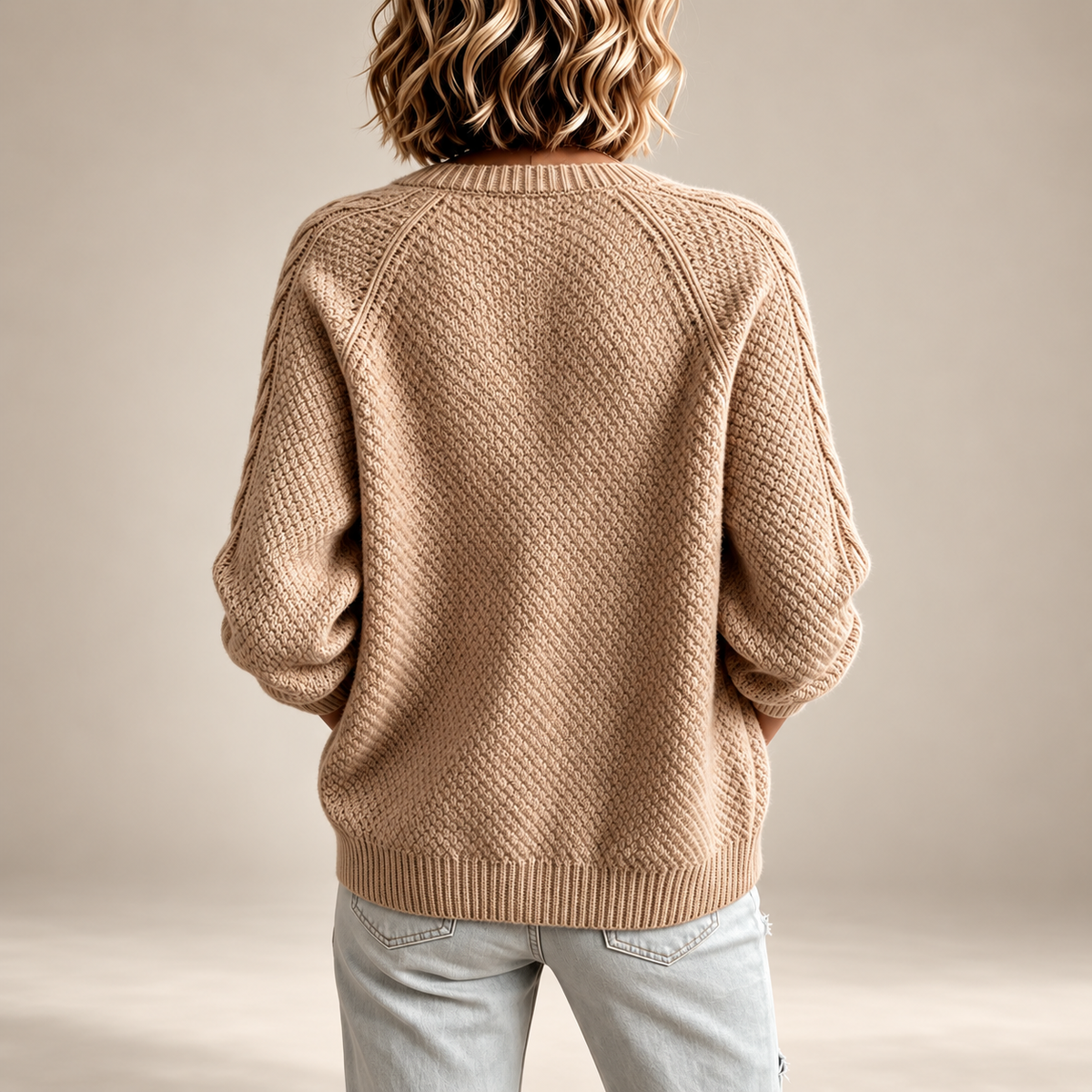 Adeline Women’s Cable Knit Button Cardigan