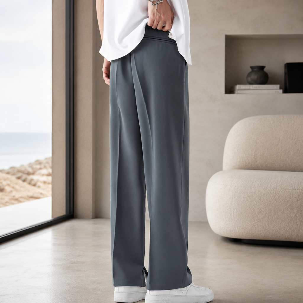 Thierry Men's Pleated Drape Pants