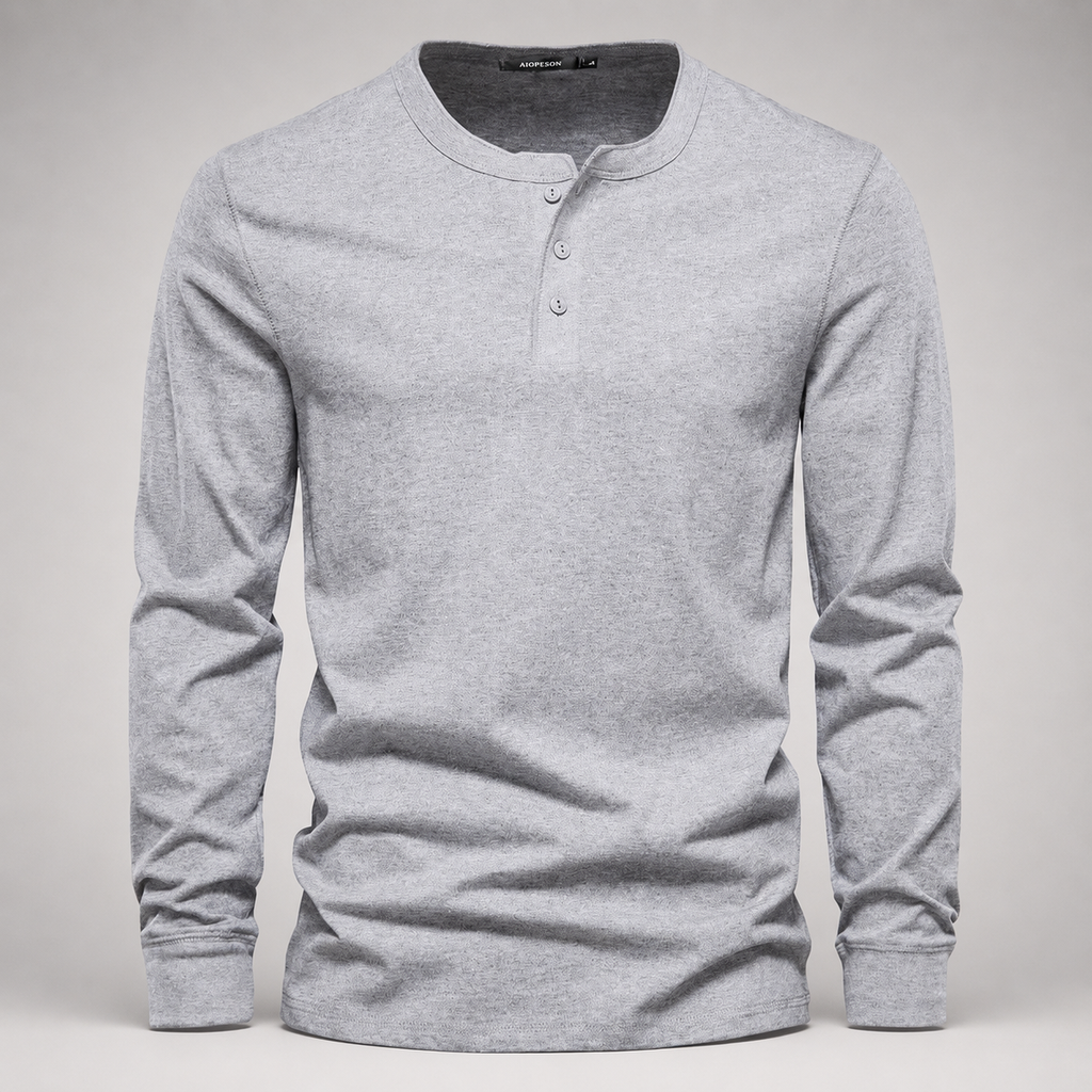 Grayson Men’s Long-Sleeve Henley Shirt