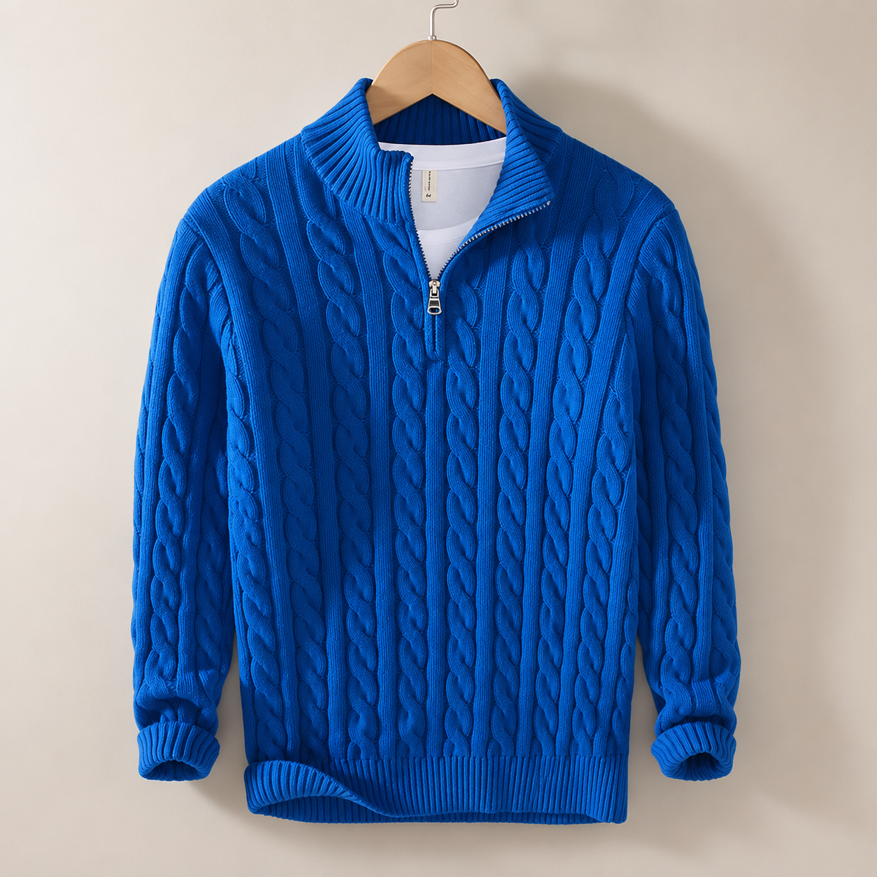 Hudson Men’s Cable Knit Sweater