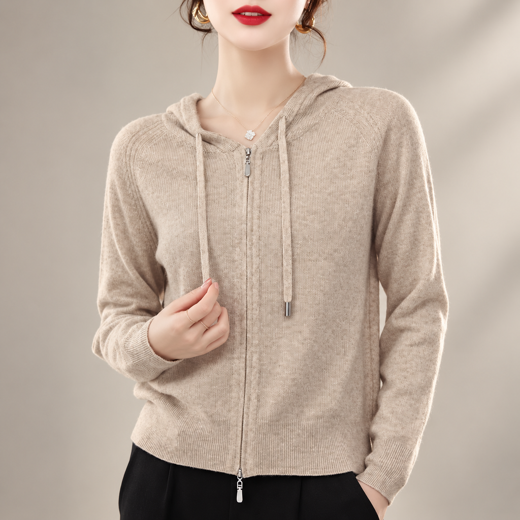 Isadora Women’s Knit Zip-Up Hoodie
