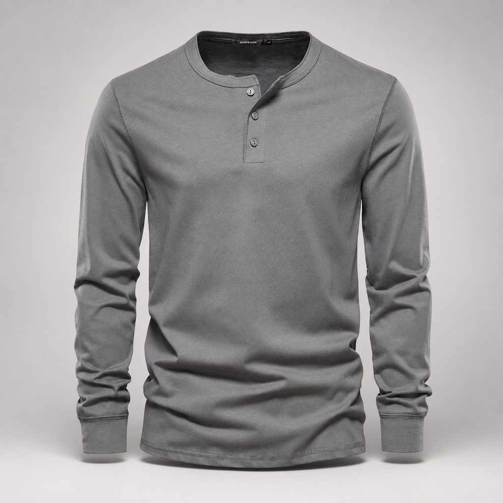 Grayson Men’s Long-Sleeve Henley Shirt