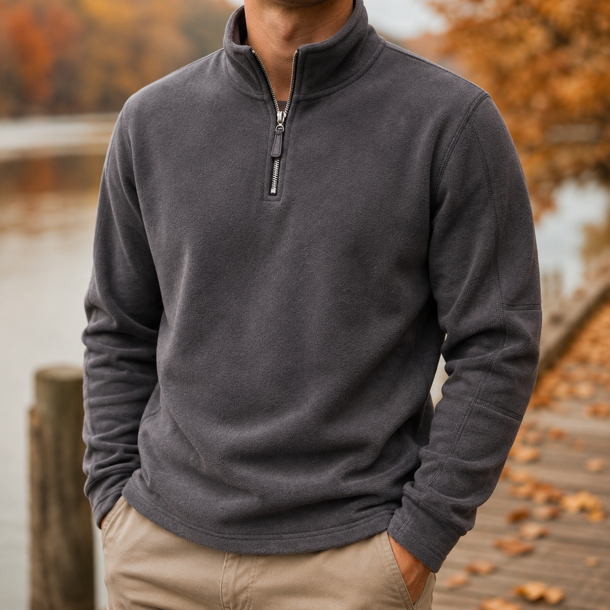 Callum Men’s Half-Zip Fleece Pullover