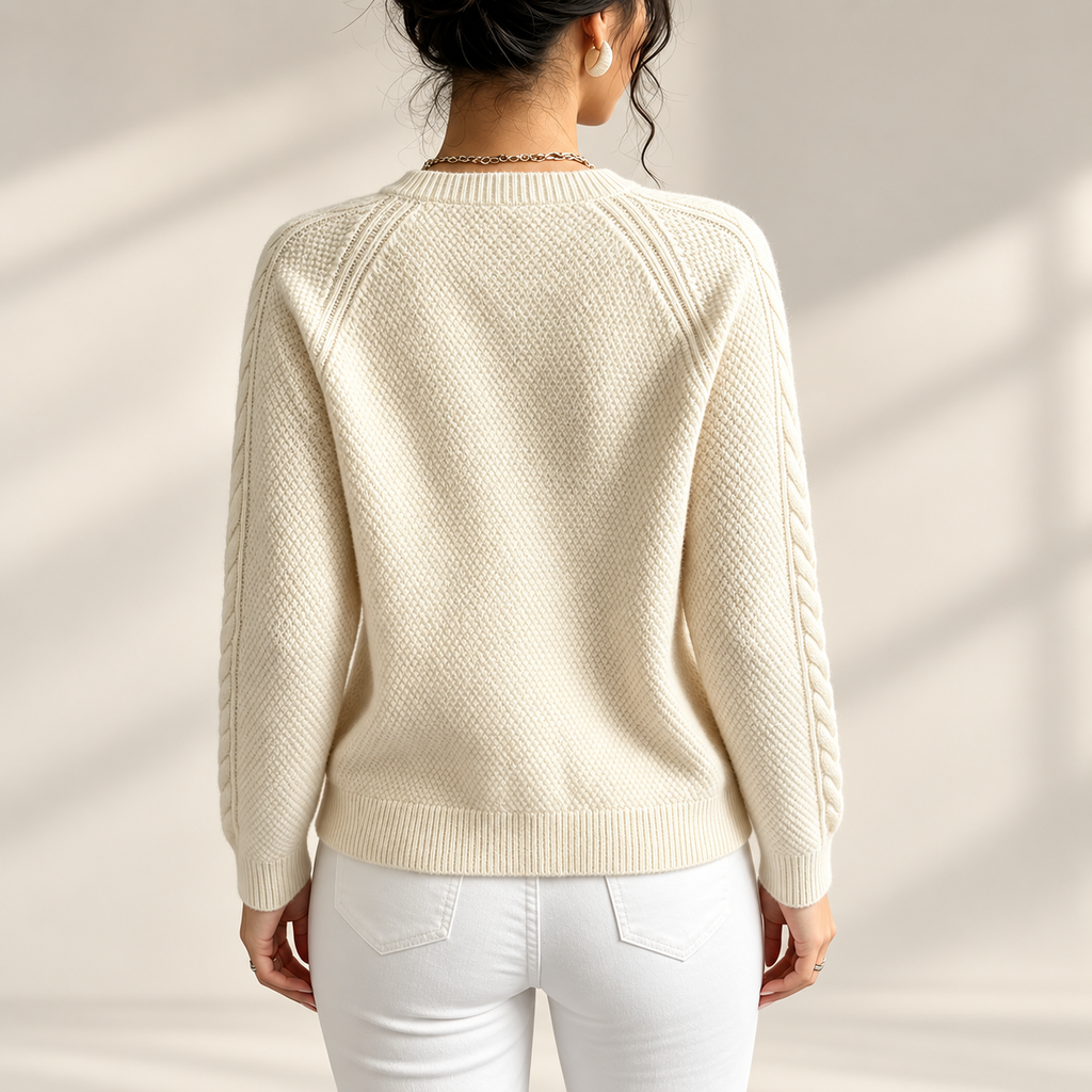 Bianca Women’s Cable Knit Button Cardigan