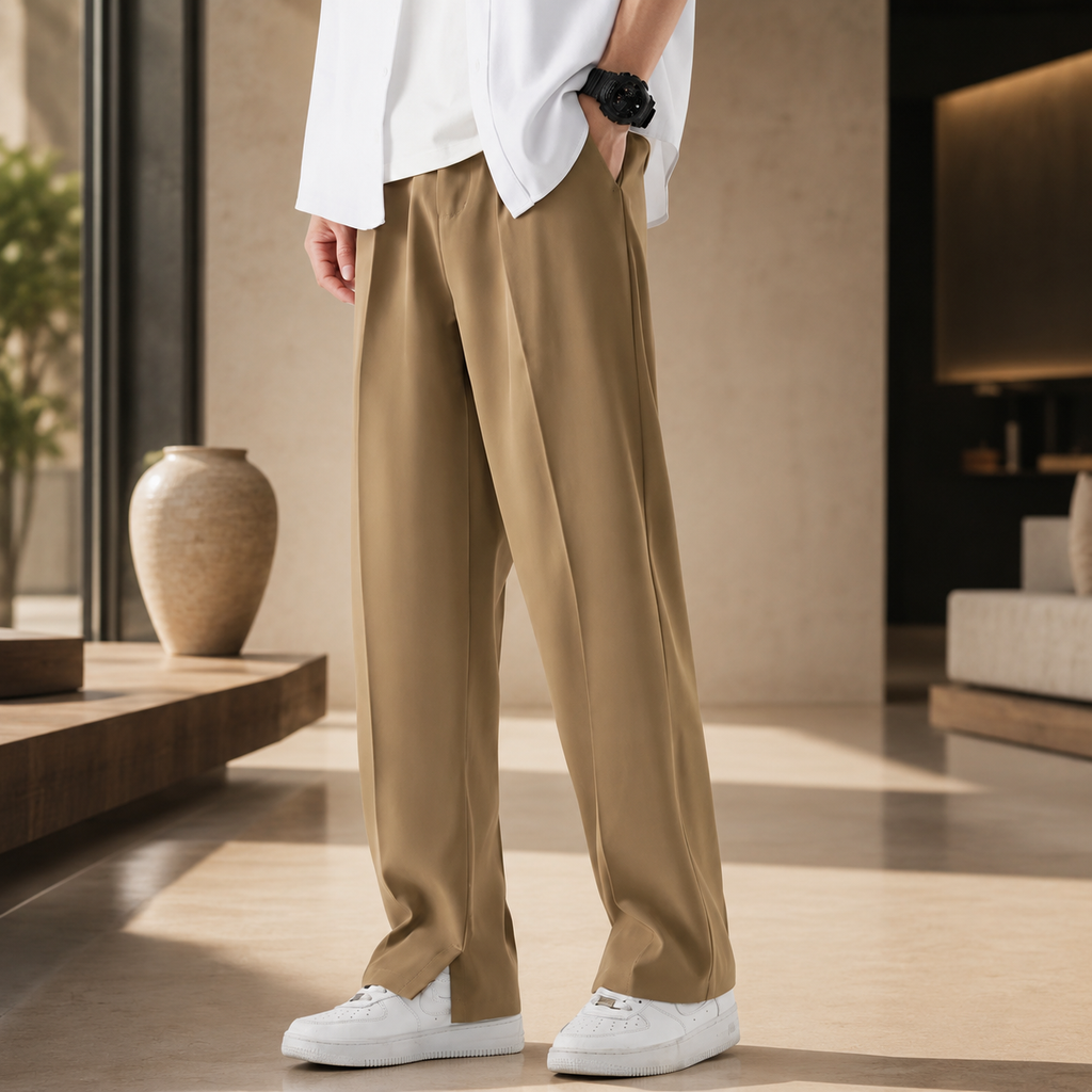 Thierry Men's Pleated Drape Pants