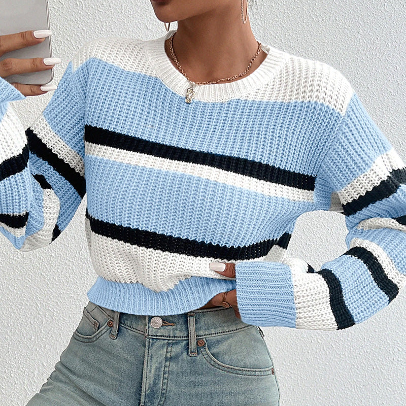 Amelia Stripe Knit Jumper