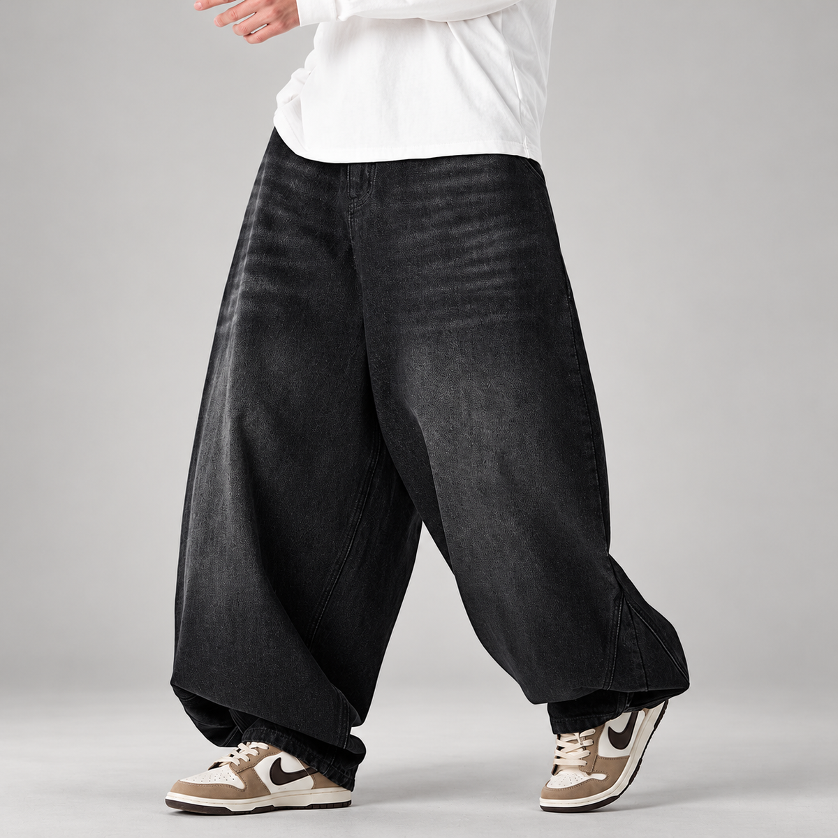 Henry Men's Wide-Leg Jeans – Oversized Barrel Fit