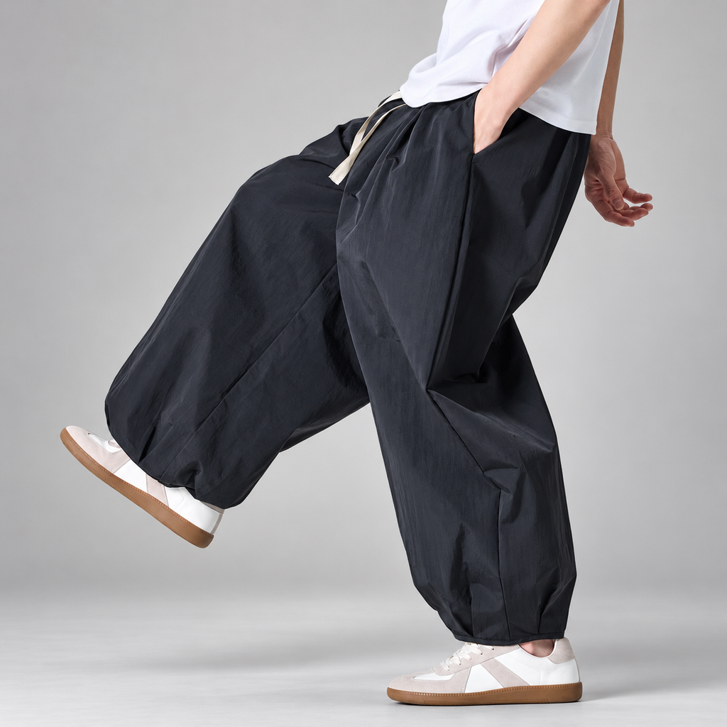 Lucien Men’s Relaxed Fit Drawstring Pants with Side Pockets
