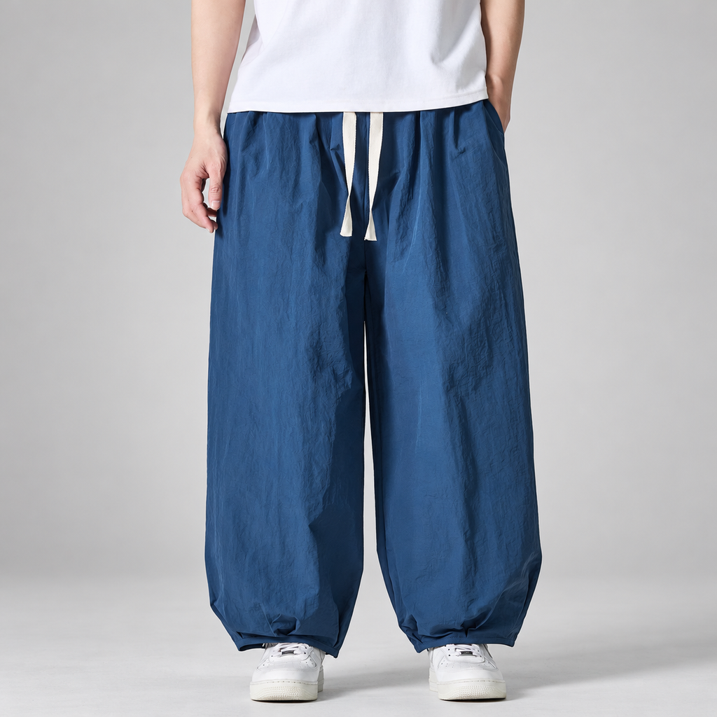 Lucien Men’s Relaxed Fit Drawstring Pants with Side Pockets