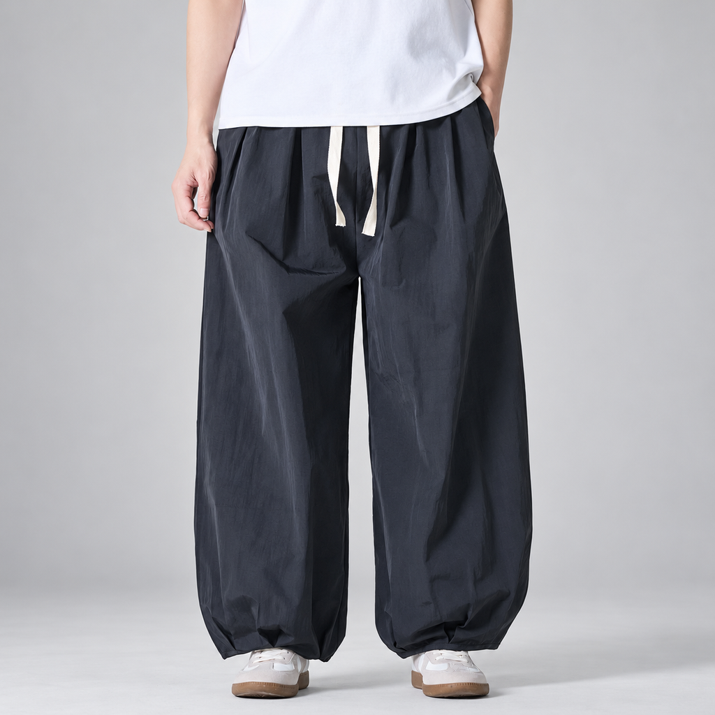 Lucien Men’s Relaxed Fit Drawstring Pants with Side Pockets