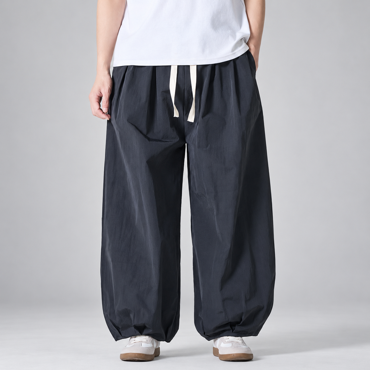 Lucien Men’s Relaxed Fit Drawstring Pants with Side Pockets