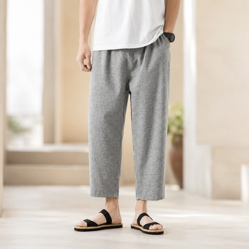 Harbor Linen Cropped Pants