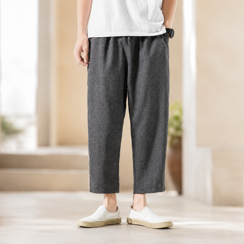 Harbor Linen Cropped Pants