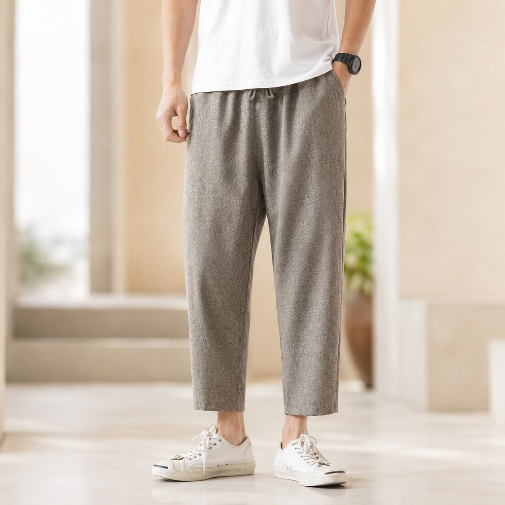 Harbor Linen Cropped Pants