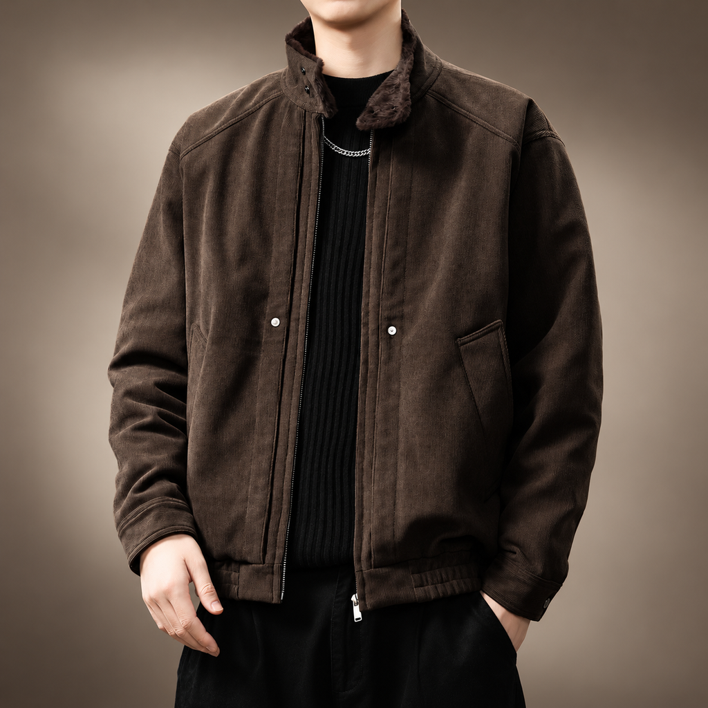 Henbury Men's Casual Textured Jacket