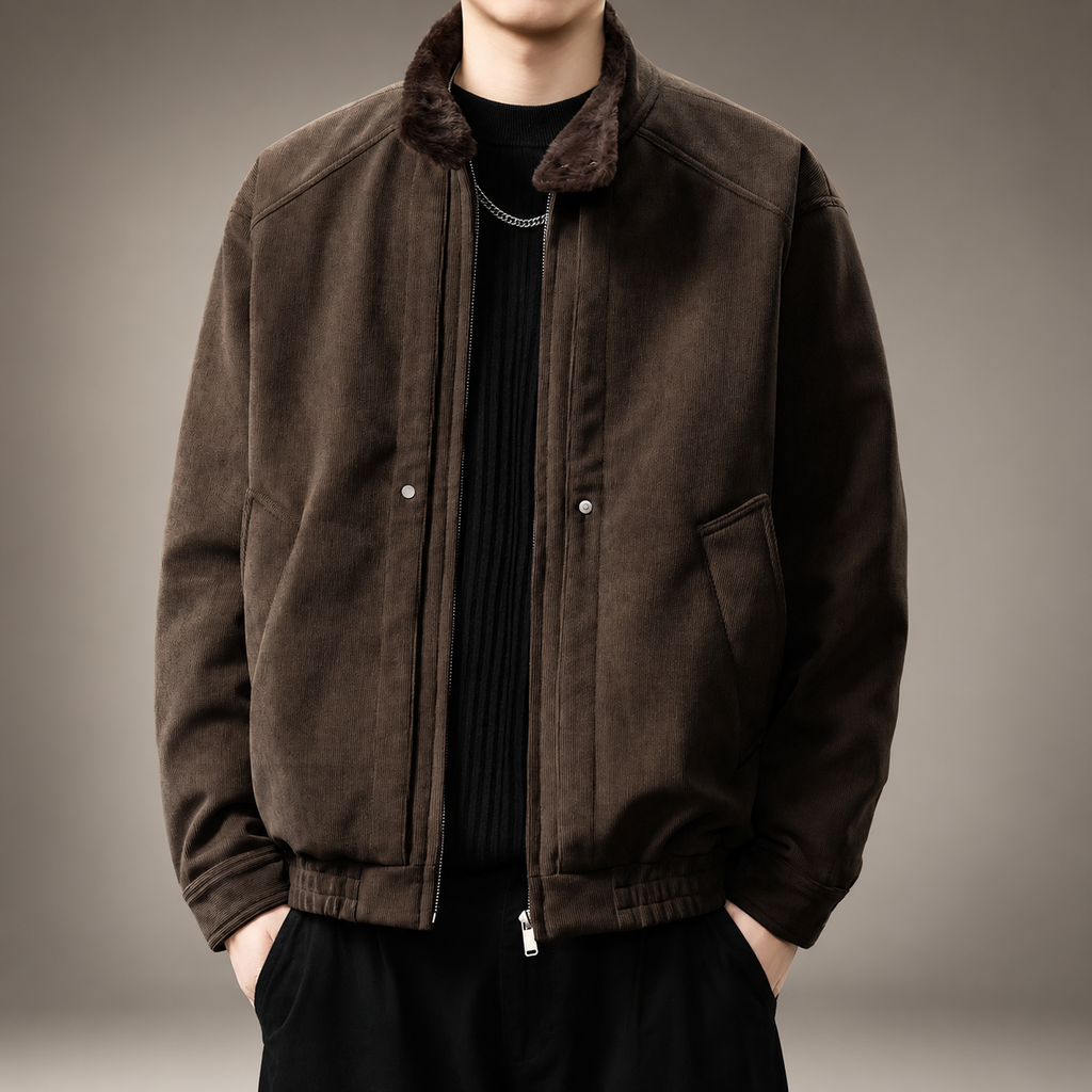 Henbury Men's Casual Textured Jacket