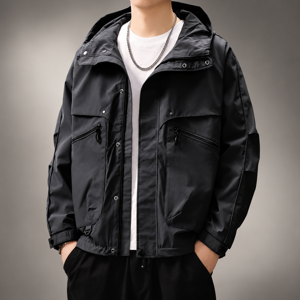 Adrian Men’s Hooded Utility Jacket