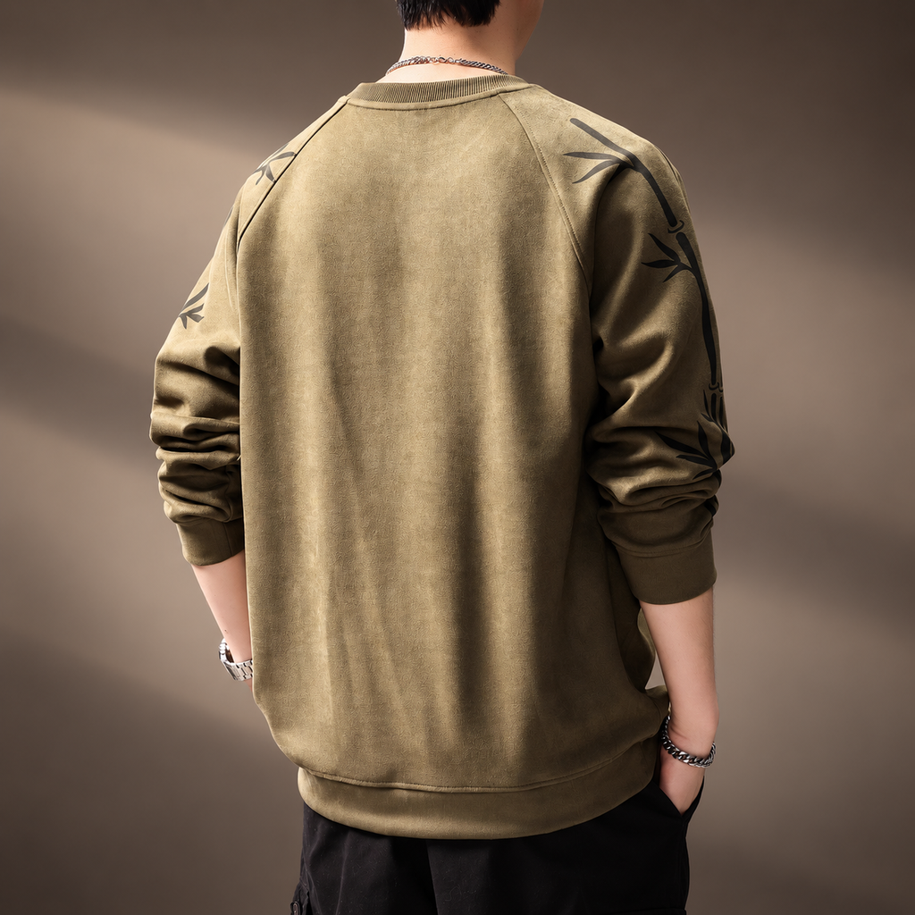 Etienne Men’s Graphic Sleeve Raglan Pullover