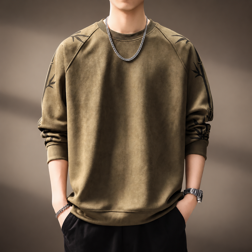Etienne Men’s Graphic Sleeve Raglan Pullover